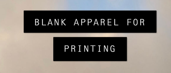 BLANK APPAREL WHOLESALE