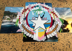 3 Piece Canvas - Metal Print - Guam X Saipan