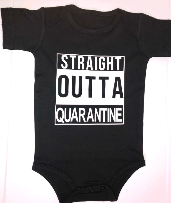 QUARANTINE ONESIE (BLACK)