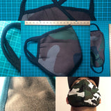 ADULT CAMO #1 FACE MASK